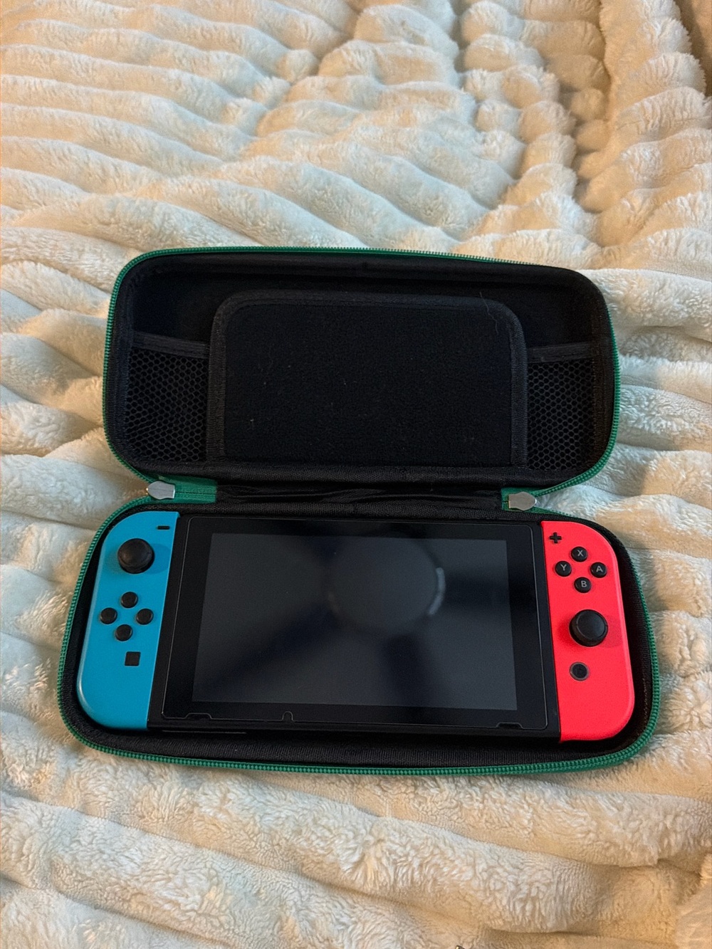 Nintendo Switch with Blue Left and Red Right Joy‑Con